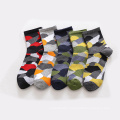 Cheap price wholesale mens winter cotton crew camouflage socks